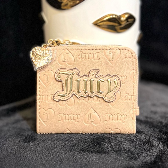 🤎🩷NWT-Juicy Couture Gothic Dots Cafe Bestsellers Camera Crossbody & wallet🤎🩷 - Picture 13 of 17